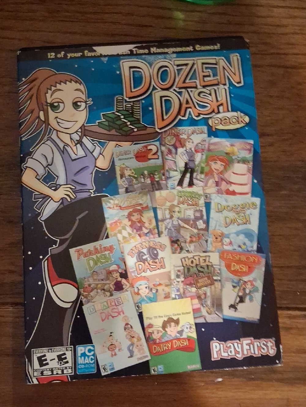 Dozen Dash Visual Novel Game - Colorful Cover Art